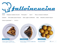 Tablet Screenshot of falloincucina.com